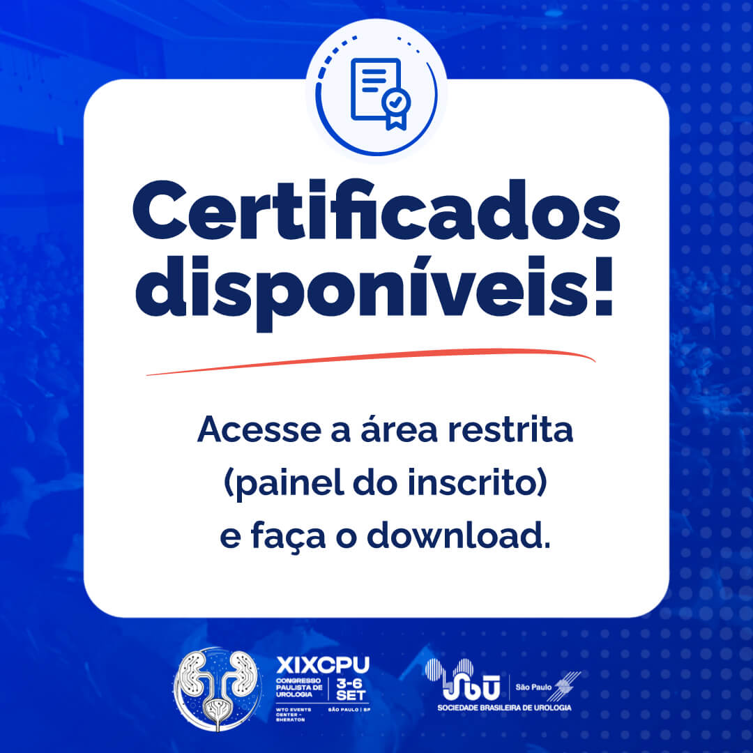 Certificados disponíveis